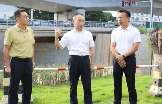 漳州高新区领导带队调研台风灾后恢复工作