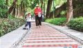 厦门：铁路文化公园步道焕新 市民散步更舒心