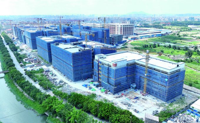晋江鞋服产业园（陈埭园一期）加速建设 年底整体完工