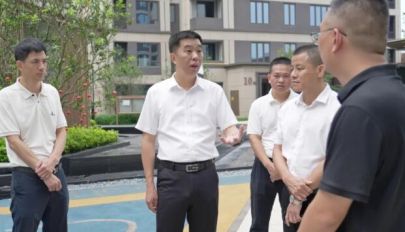 南靖县领导专题调研“三好”小区建设工作
