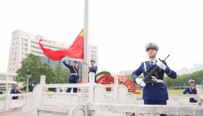 漳州龙文区举行2026年国庆升国旗仪式