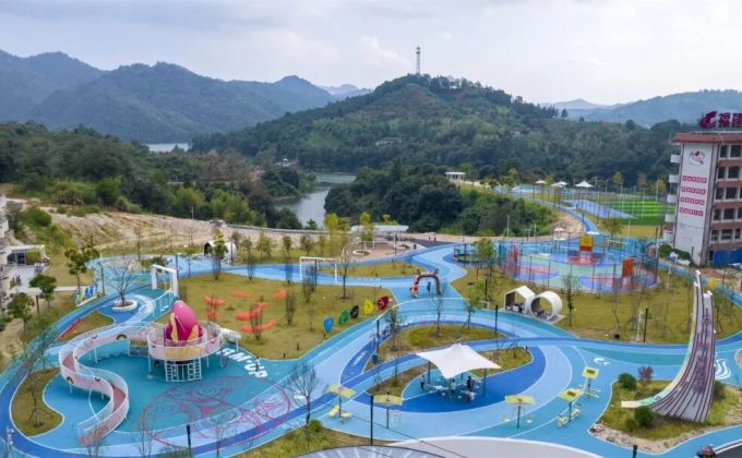 泉州德化龙门湖体育公园人气旺
