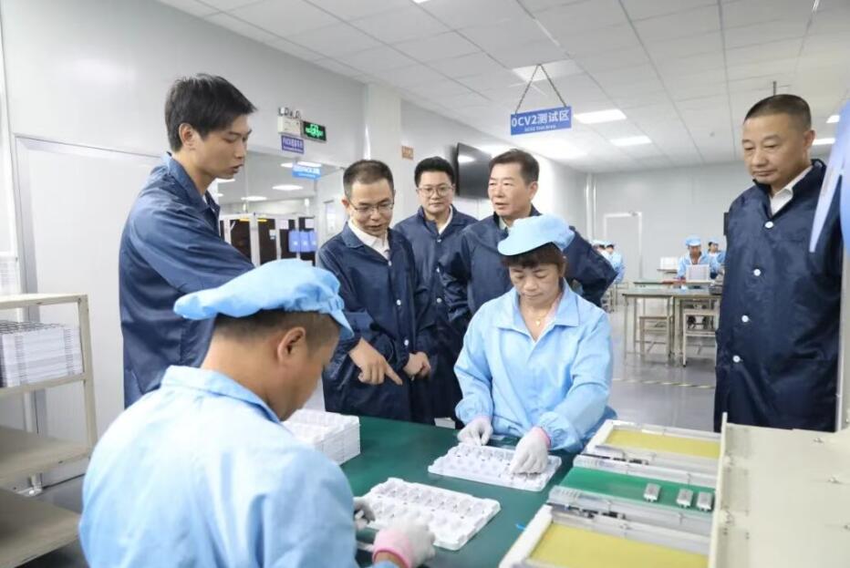 南靖县领导深入高新园宣讲市党代会精神并开展调研