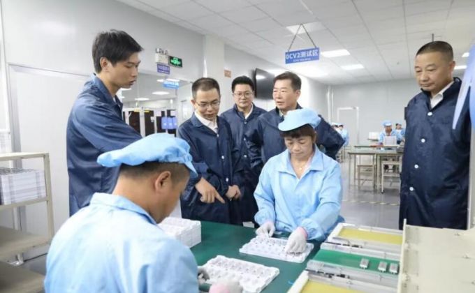 南靖县领导深入高新园宣讲市党代会精神并开展调研