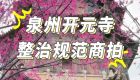 泉州开元寺整治规范商拍