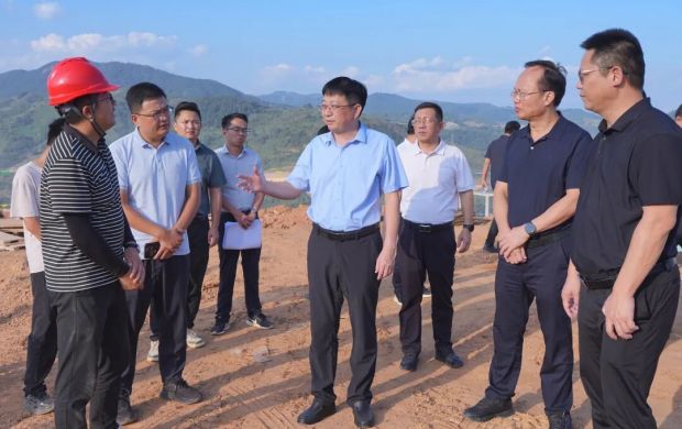 安溪县委主要领导调研泉州白濑水利枢纽移民安置工程建设情况