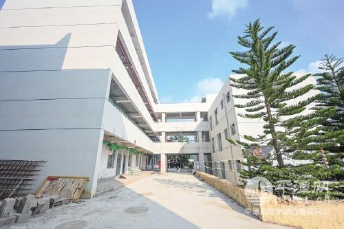 平潭思源学校提升改造工程进入收尾阶段