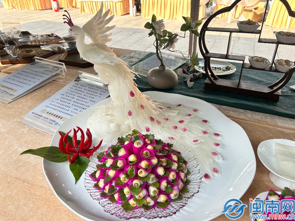 泉州市中医院的药膳作品&ldquo;雀舞刺桐&rdquo;