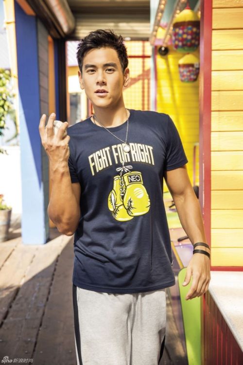 彭于晏angelababy最新adidas neo广告写真大片嘟嘴卖萌