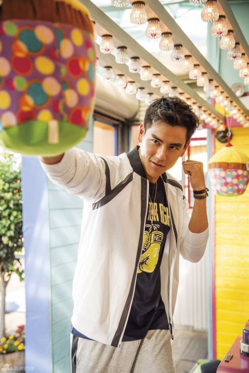 彭于晏angelababy最新adidas neo广告写真大片嘟嘴卖萌