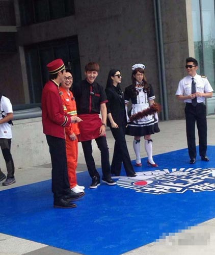 在浙江良渚文化村开录,范冰冰,李晨,吴亦凡,大鹏,陈汉典,林更新全数