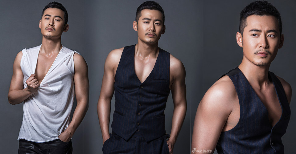 盗墓笔记"潘子"kk魏巍型男人体艺术写真大秀性感肌肉线条