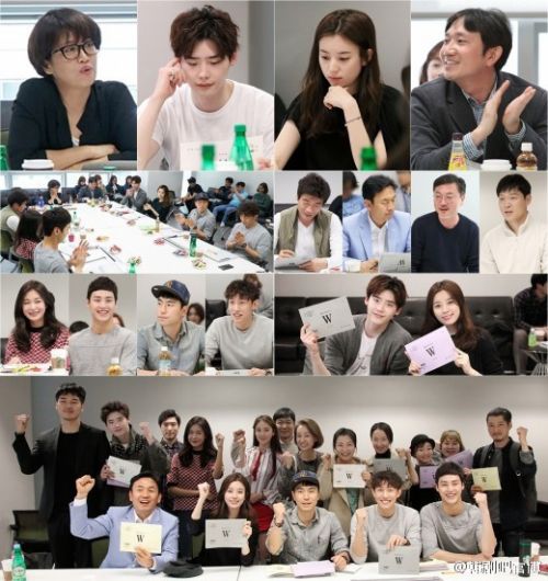 李钟硕最新韩剧《w-两个世界》剧本阅读公开 7月20日播出