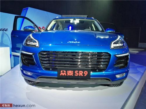 众泰sr9发布五种配置九款车型 起步价或低于10万元