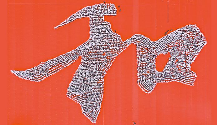 "最中国"汉字《和》创吉尼斯世界纪录