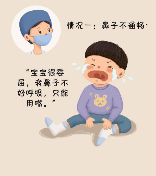 小朋友常用口呼吸,长大很可能会变丑哦!