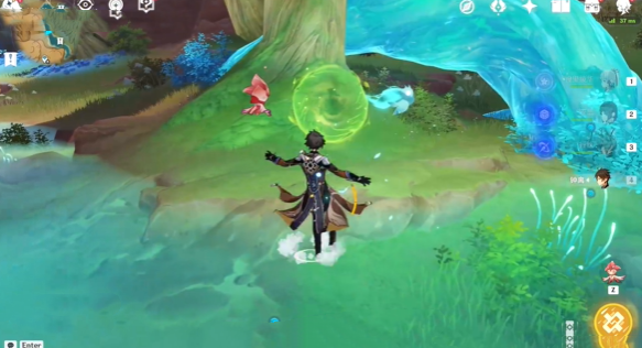 原神甘露花海树桩宝箱怎么过?原神甘露花海树桩宝箱解谜技巧